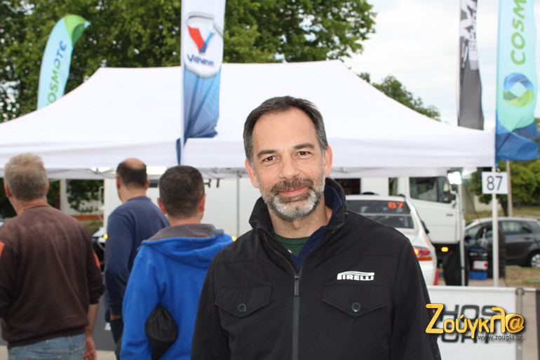 Τον Θοδωρή Πέππα της Pirelli απαθανάτισε το zougla.gr στο service park...