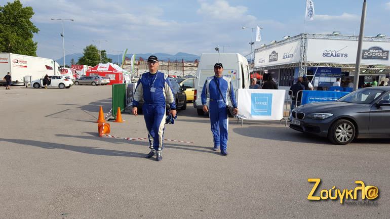 Νιώρας και Κακακής στο χώρο του service park