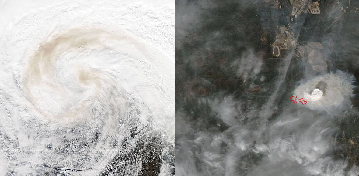 Οι φωτιές στον Καναδά φαίνονται από το διάστημα…