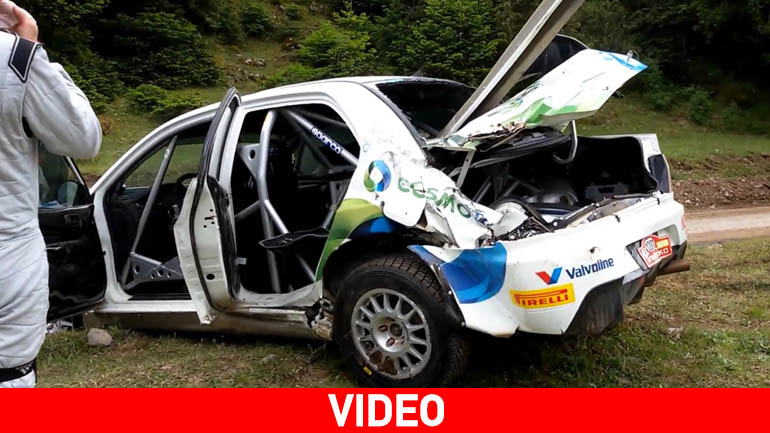 Η άτυχη στιγμή της εγκατάλειψης του Ιαβέρη Junior όταν τούμπαρε…