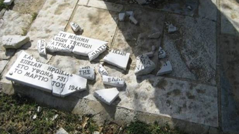 Γ. Σούρλας: Βάνδαλοι κατέστρεψαν το μνημείο στο Ύψωμα 731