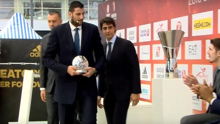 Στην καλύτερη πεντάδα της Ευρωλίγκας ο Μπουρούσης