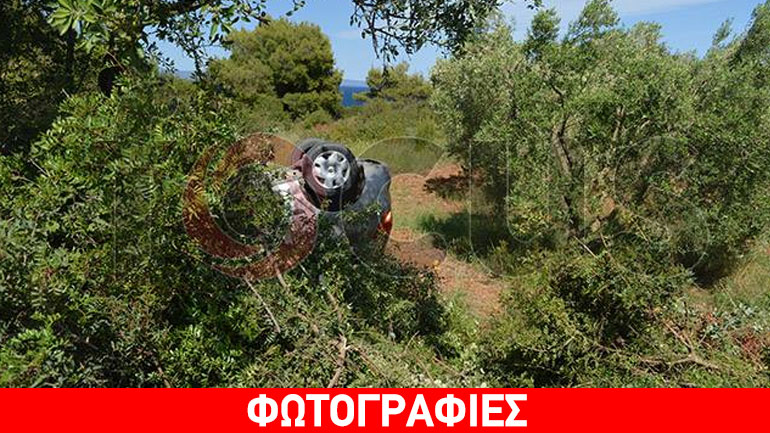 Χαλκιδική: Η προσπέραση κατέληξε στα δέντρα