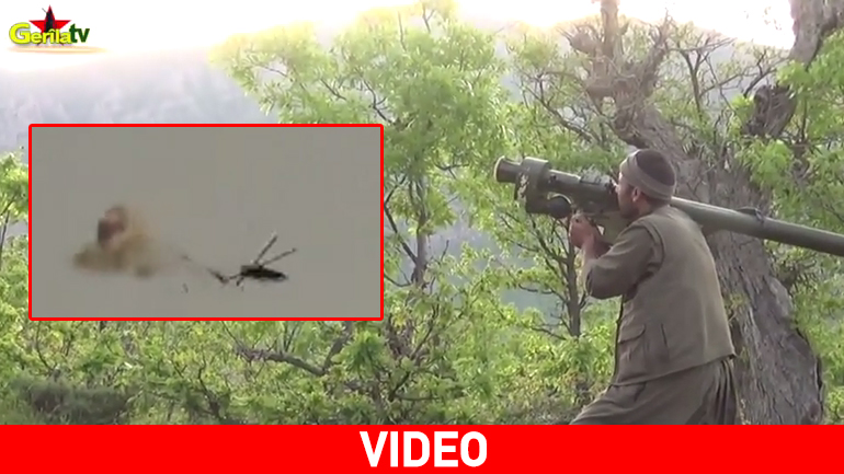 Έτσι κατέρριψαν οι Κούρδοι τουρκικό ελικόπτερο