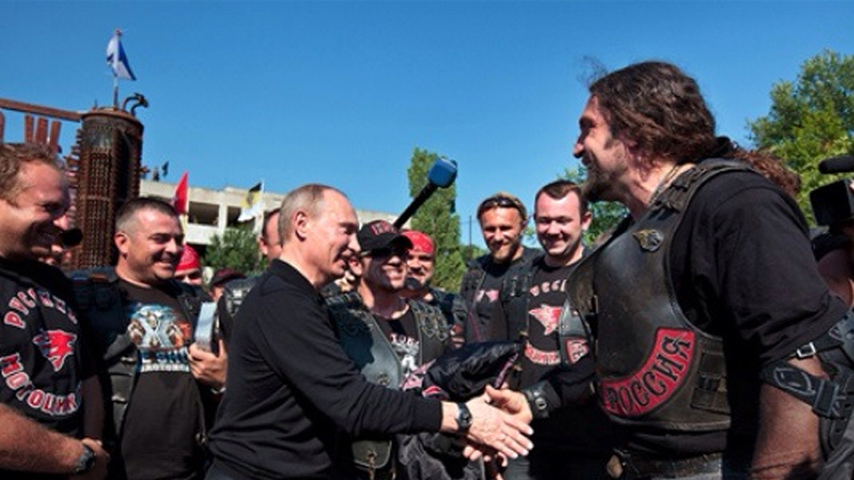 Ρώσοι μοτοσικλετιστές στο Άγιο Ορος