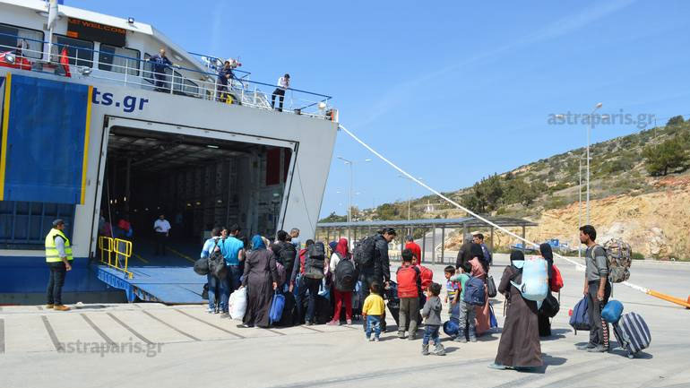Χίος: Μεταφέρθηκαν 174 πρόσφυγες στο κέντρο φιλοξενίας της Κω