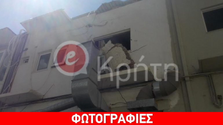 Εργάτες έπεσαν από σκαλωσιά στο κέντρο του Ηρακλείου!