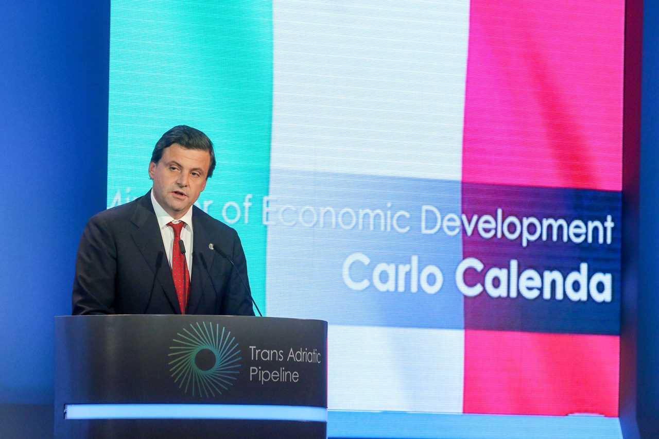 Ο Ιταλός υπουργός Οικονομικής Ανάπτυξης Κάρλο Καλέντα