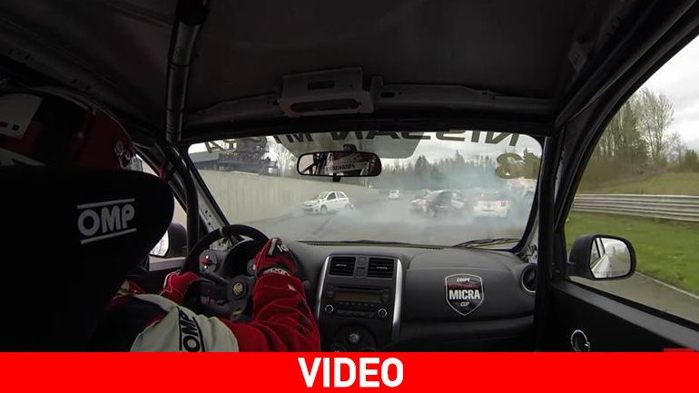 Απίστευτη διαφυγή σε αγώνα ταχύτητας!