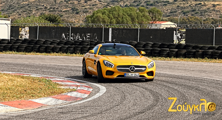 Πολύ καλύτερα 'γράφεις' χρόνους με την AMG GT S παρά drift-άρεις...