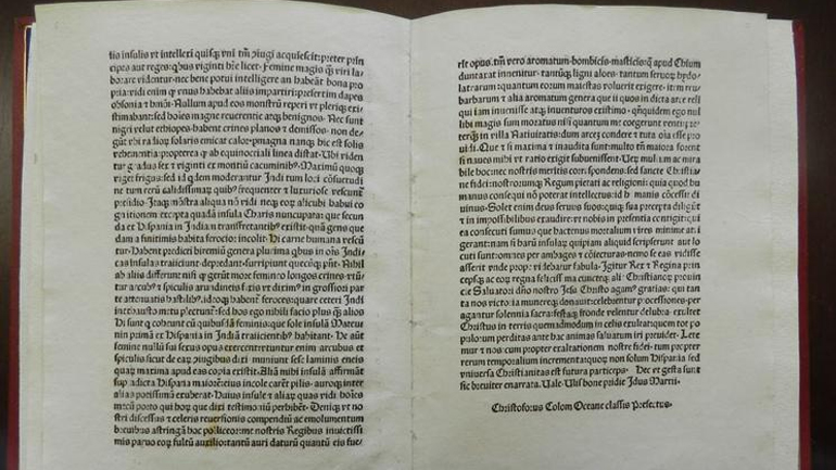 Επέστρεψε στην Ιταλία η επιστολή του Χριστόφορου Κολόμβου που ανακοίνωνε ότι ανακάλυψε την Αμερική