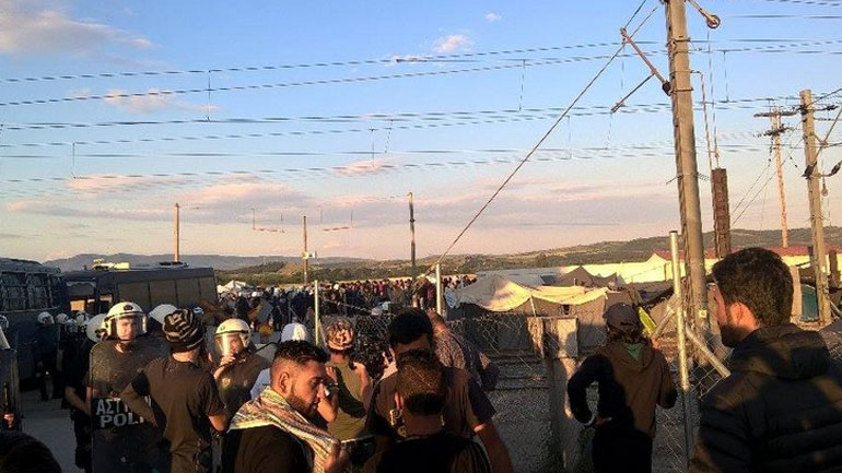 Δύο τραυματίες αστυνομικοί από τα επεισόδια στην Ειδομένη