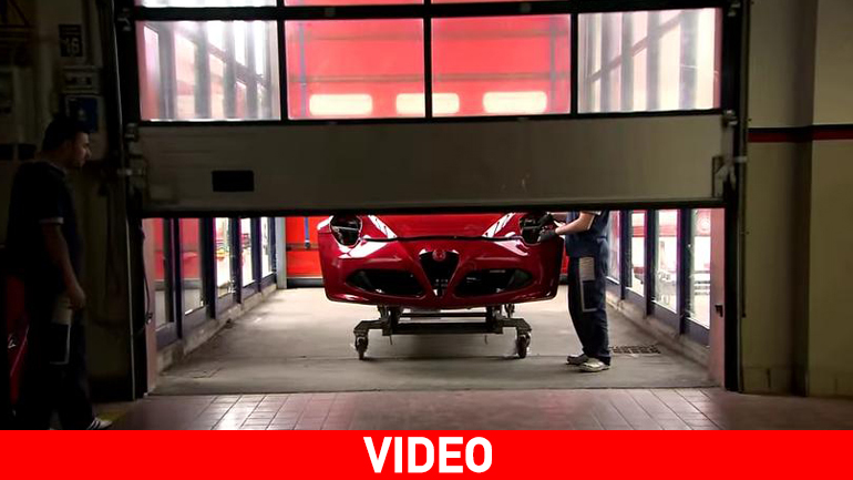 Η Alfa Romeo 4C πίσω από τις πόρτες