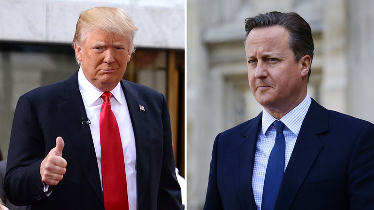 Πρόσκληση Κάμερον σε Τραμπ να επισκεφθεί την Ντάουνινγκ Στριτ