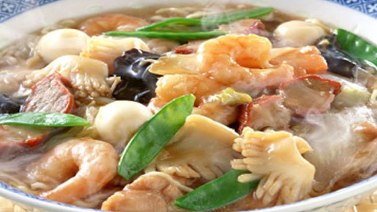 Σούπα με μύδια και γαρίδες