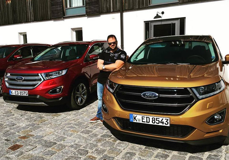 O Τάκης Τρακουσέλλης βρέθηκε στην παρουσίαση του νέου Ford Edge...