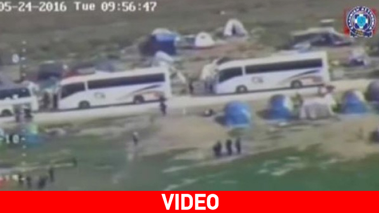 Ειδομένη: Η επιχείρηση εκκένωσης από ψηλά!