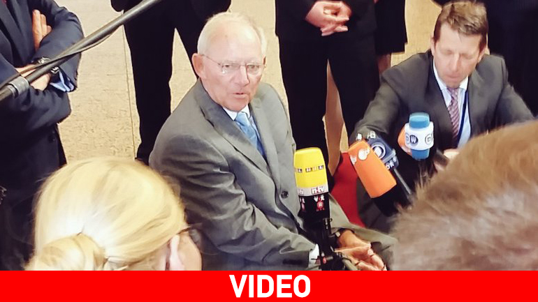 Αισιοδοξία για συμφωνία επί της αρχής εξέφρασε ο Σόιμπλε