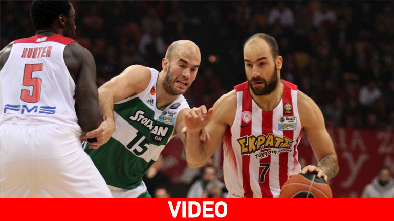 Προβάδισμα τίτλου για τον Ολυμπιακό, 77-72 τον ΠΑΟ διά χειρός Σπανούλη Προβάδισμα τίτλου για τον Ολυμπιακό, 77-72 τον ΠΑΟ διά χειρός Σπανούλη