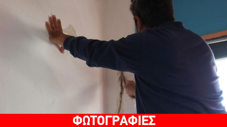 Ρωγμές σε σχολικό συγκρότημα από τον σεισμό στο Λασίθι