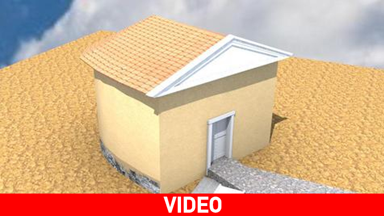 Δείτε την εντυπωσιακή τρισδιάστατη απεικόνιση του μνημείου του Αριστοτέλη