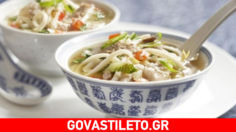 Νόστιμη γιαπωνέζικη σούπα με νουντλς!