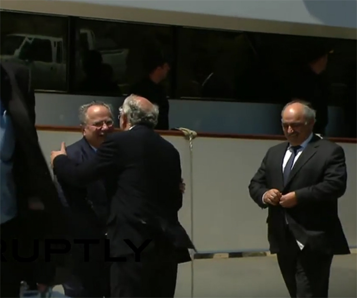 Ο Ν. Κοτζιάς επέβαινε στην ίδια θαλαμηγό με τον Ρώσο πρόεδρο