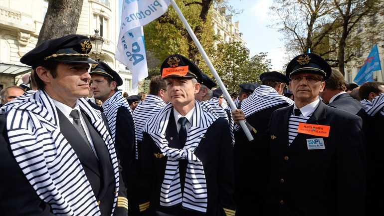 Σε απεργιακές κινητοποιήσεις προσανατολίζονται οι πιλότοι της Air France