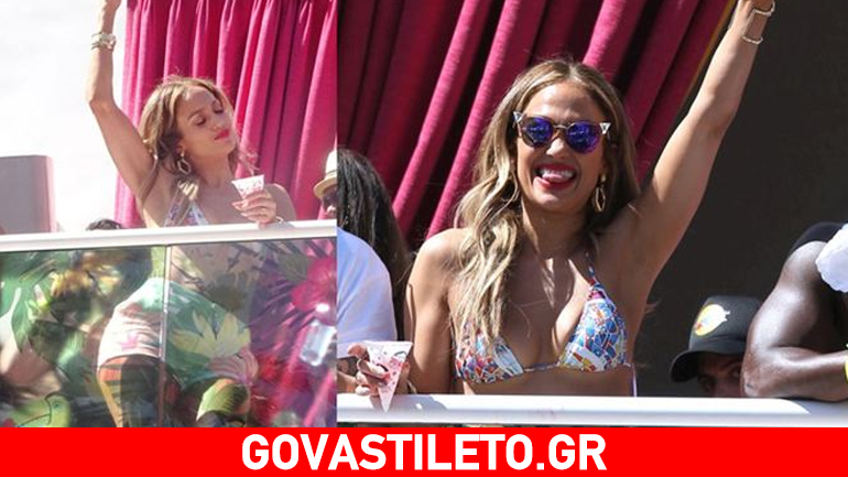 Jennifer Lopez: «Ξεσάλωσε» στο Λας Βέγκας φορώντας το μπικίνι της