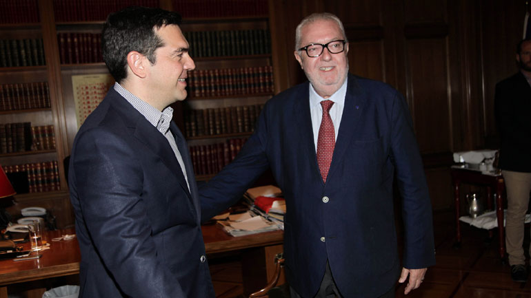 Ολοκληρώθηκε η συνάντηση του Αλ. Τσίπρα με τον Π. Αγραμούντ