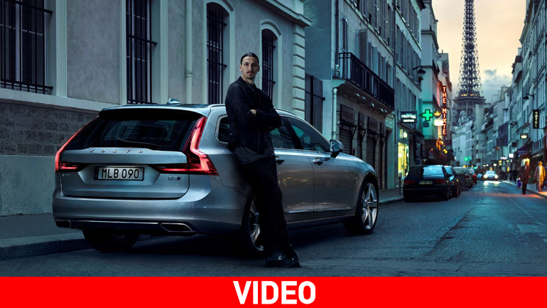Ο Ιμπραΐμοβιτς οδηγεί τα νέα Volvo S90 και V90
