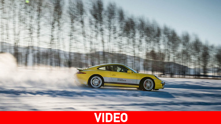 «Χορεύοντας» με Porsche στην παγωμένη Μογγολία