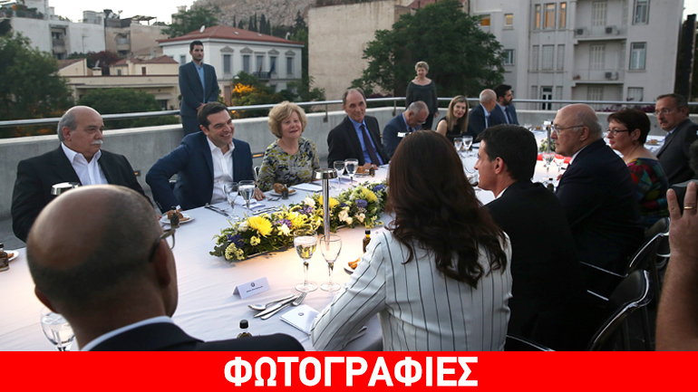 Το γεύμα του πρωθυπουργού στην Ακρόπολη