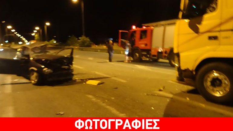 Σφοδρή σύγκρουση νταλίκας με Ι.Χ. στα Ιωάννινα