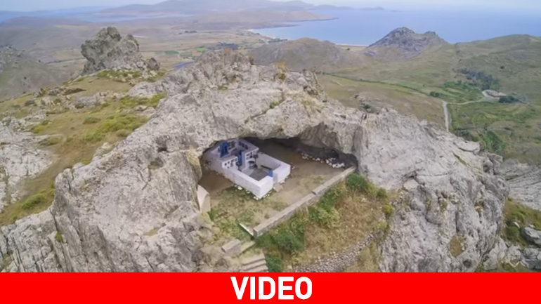 Η Παναγιά η Κακαβιώτισσα από… ψηλά!