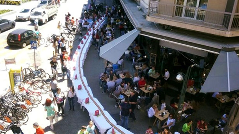 Έφτιαξαν μπαγκέτα… 40 μέτρων στα Τρίκαλα!