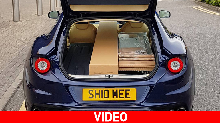 Ιδανική για μεταφορές η Ferrari FF