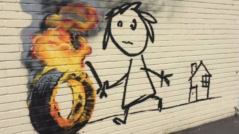 Έργο-έκπληξη του Μπάνκσι σε δημοτικό σχολείο στο Μπρίστολ