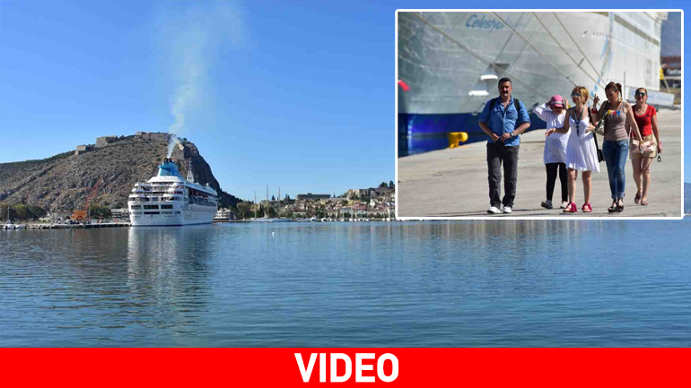 Το κρουαζιερόπλοιο «Celestyal Nefeli» στο Ναύπλιο με 475 Τούρκους επιβάτες