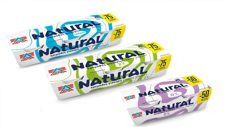 Aνανεωμένο κρεμώδες γιαούρτι ΔΕΛΤΑ Natural, τόσο αγνό και απολαυστικό που δεν το πιστεύεις!