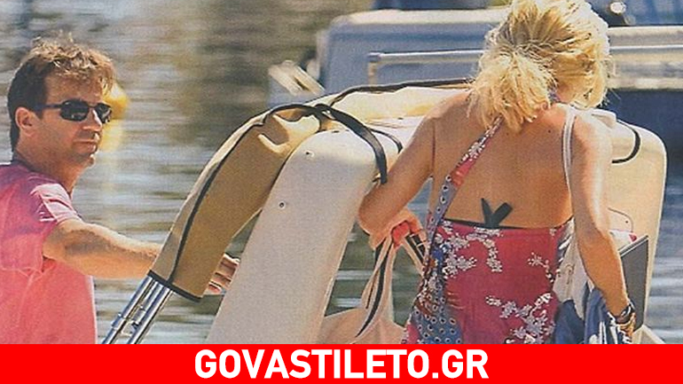 Ελένη Μενεγάκη-Μάκης Παντζόπουλος: Φωτογραφίες από την απόδρασή τους στην Κύθνο με το σκάφος