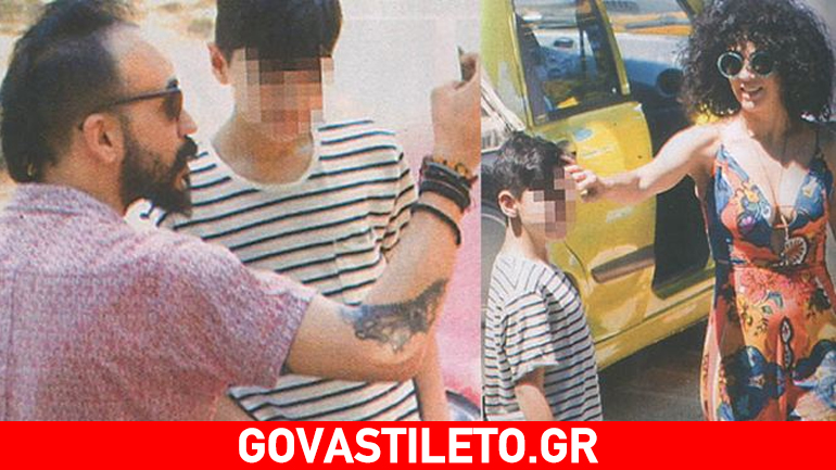 Μαρία Σολωμού: Στη βάφτιση του γιου της Δεληκούρα με τους άντρες της ζωής της