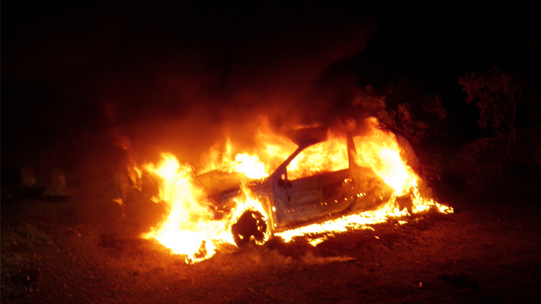 Κρήτη: «Λαμπάδιασε» το αυτοκίνητο