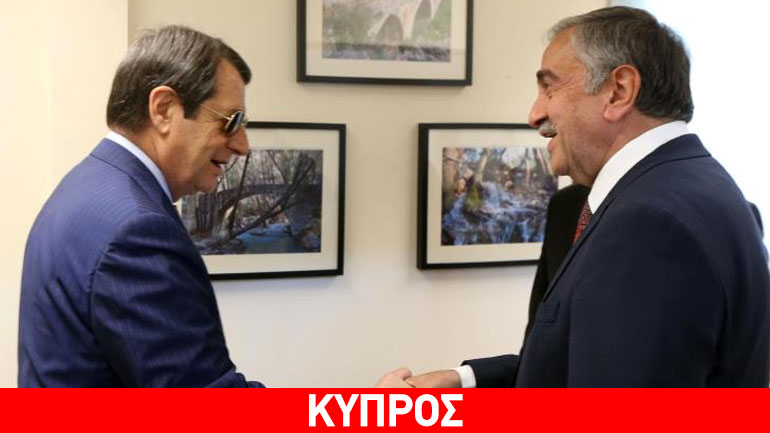 Κυπριακό: Εντατικοποίηση των διαπραγματεύσεων αποφάσισαν Αναστασιάδης-Ακιντζί