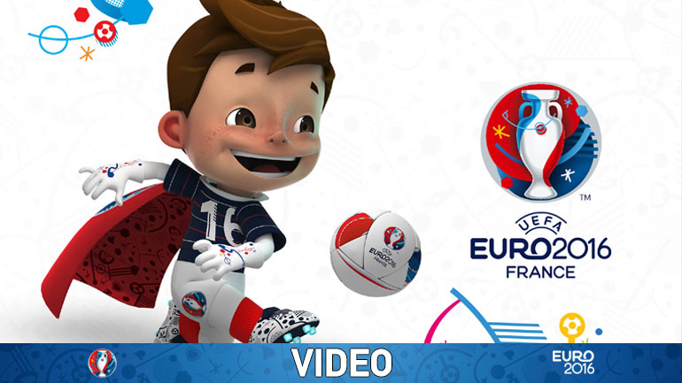 SuperVictor: Γάλλος με τα όλα του η μασκότ του EURO 2016