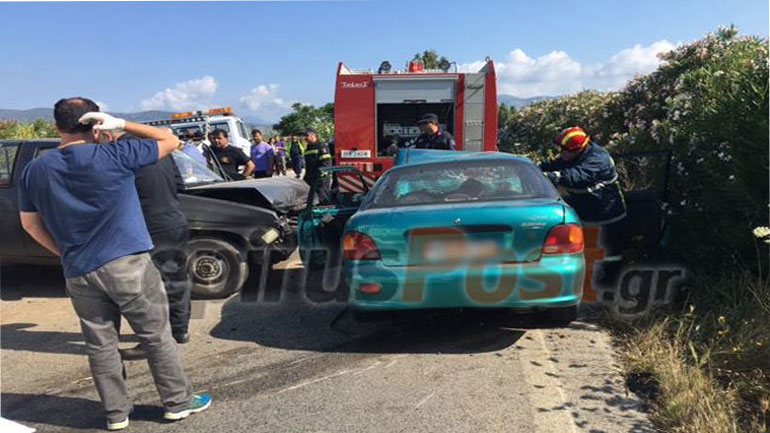 Τροχαίο με πέντε τραυματίες στην Πρέβεζα