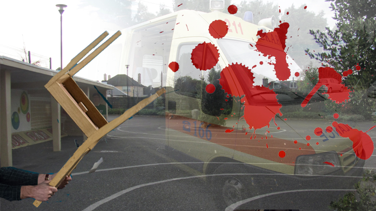 «Ροντέο» σε σχολείο στην Πάτρα – Έπεσαν… καρεκλιές!