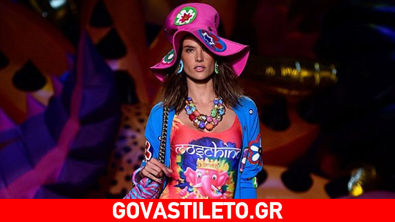 Alessandra Ambrosio: «Έβαλε φωτιά» στο catwalk του Moschino!