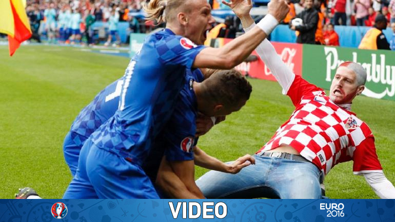 Oπαδός πανηγύρισε με τον Μόντριτς!