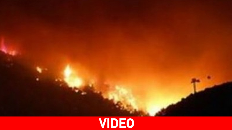 Πυρκαγιά στον Άγιο Κήρυκο της Ικαρίας